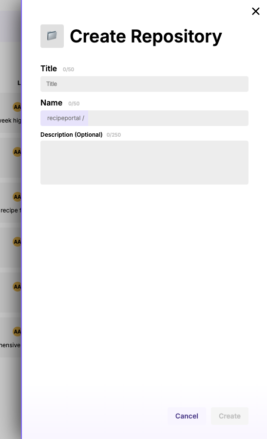 create-repository-button